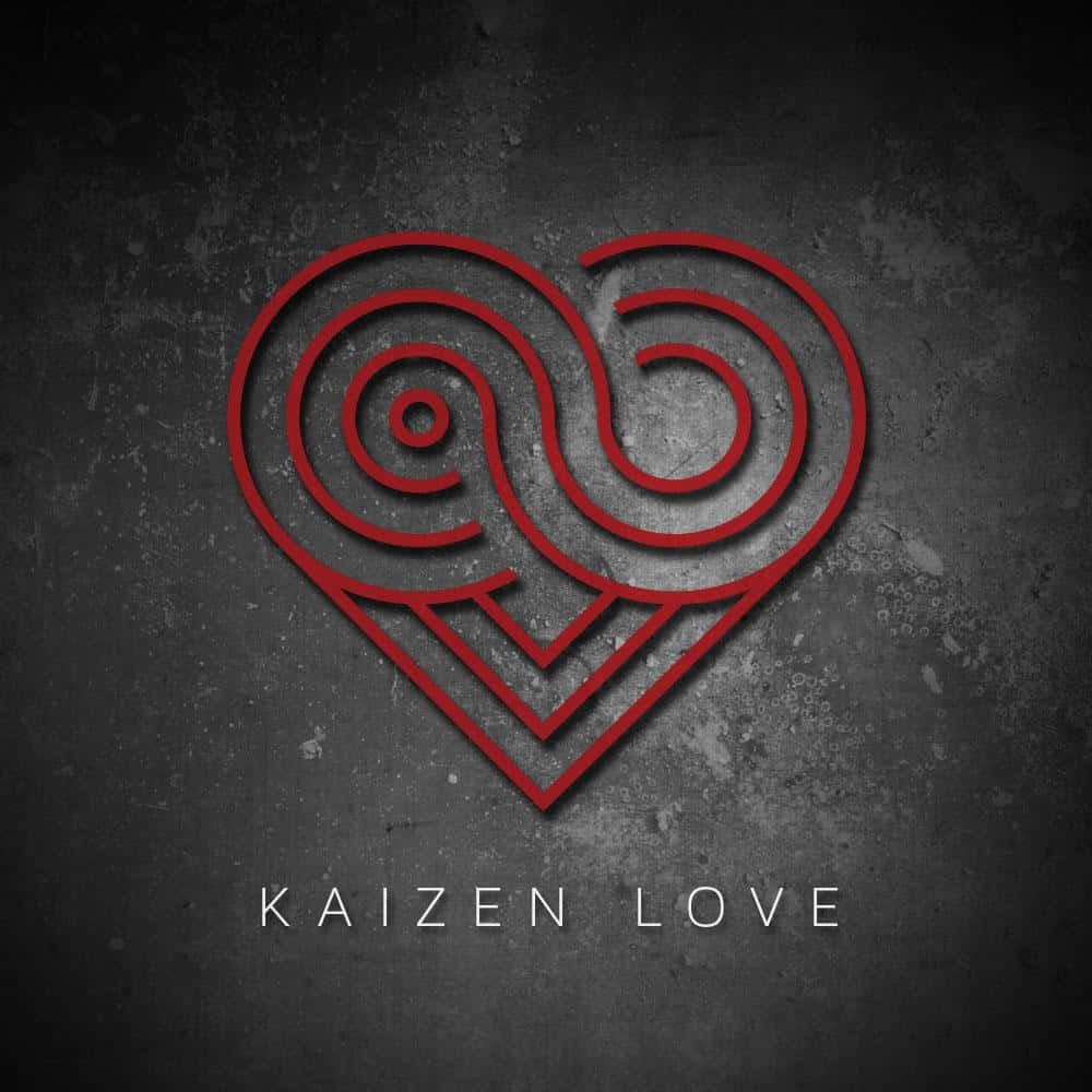 Kaizen Love Heart Graphic Wallpaper