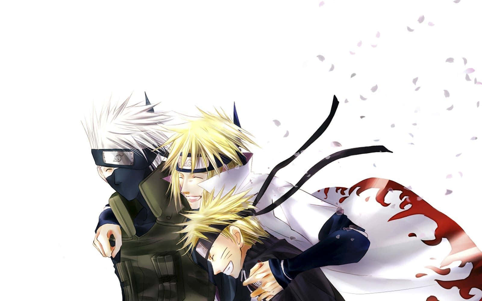 Kakashi And Minato - The Legendary Duo Wallpaper