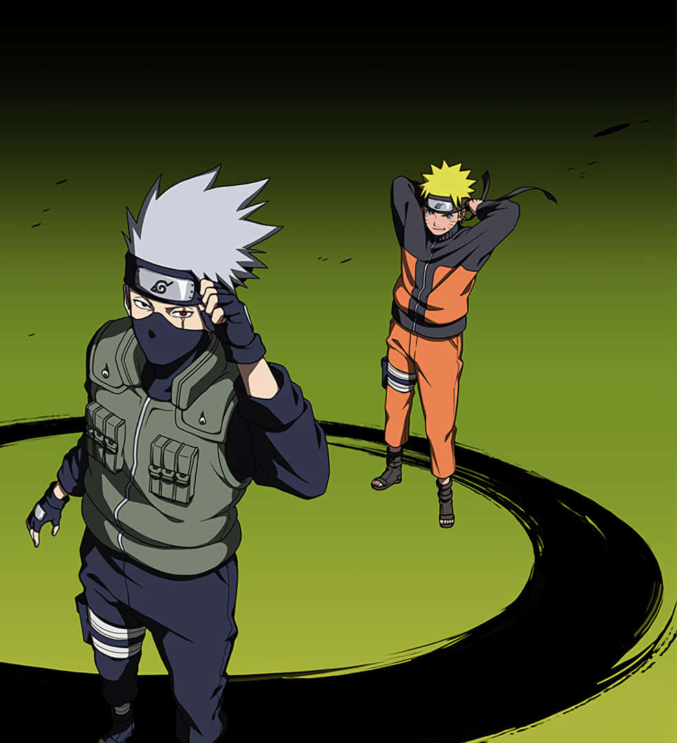 Kakashi And Naruto - An Unbreakable Bond Wallpaper