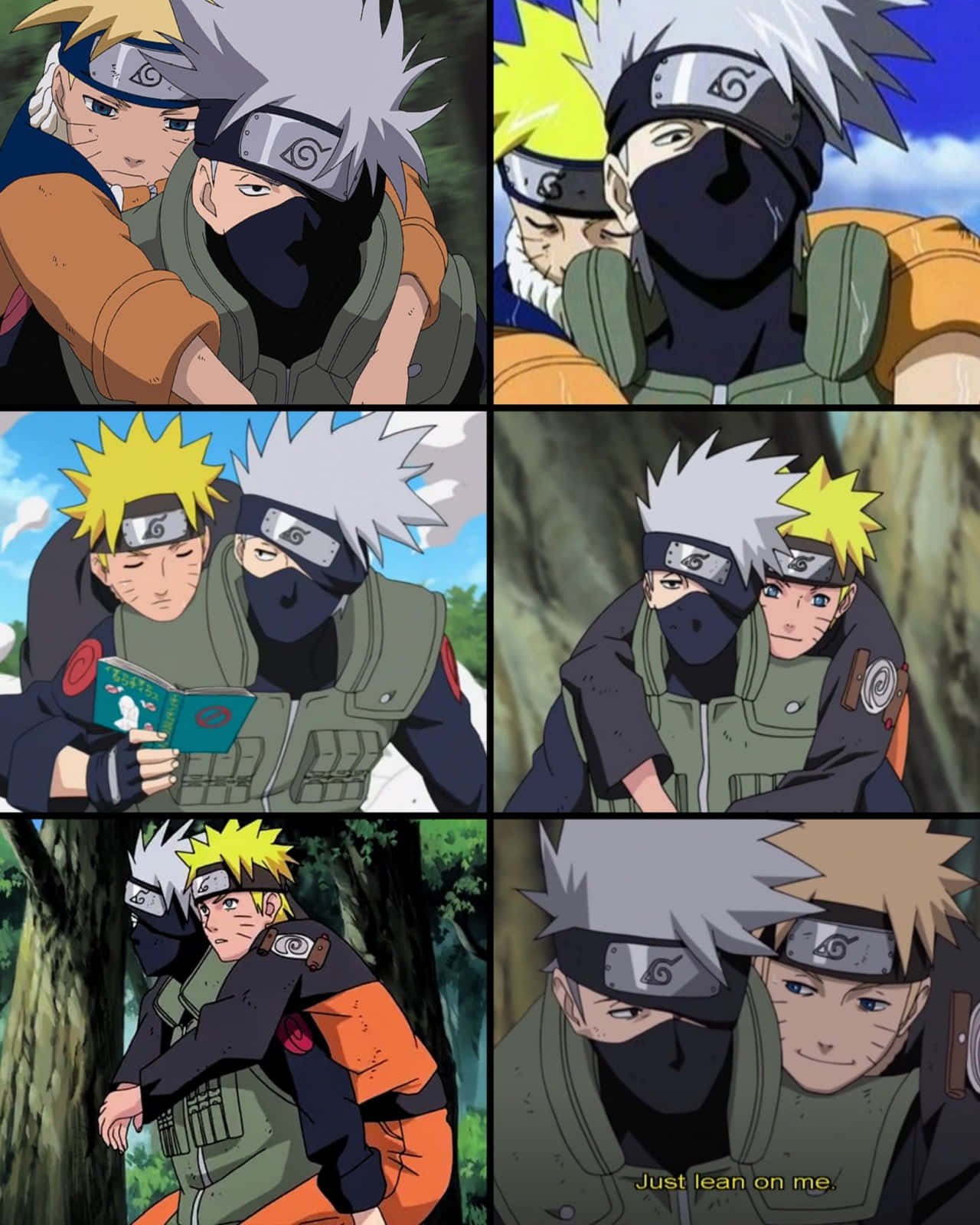 Kakashi And Naruto - Ultimate Ninja Duo Wallpaper