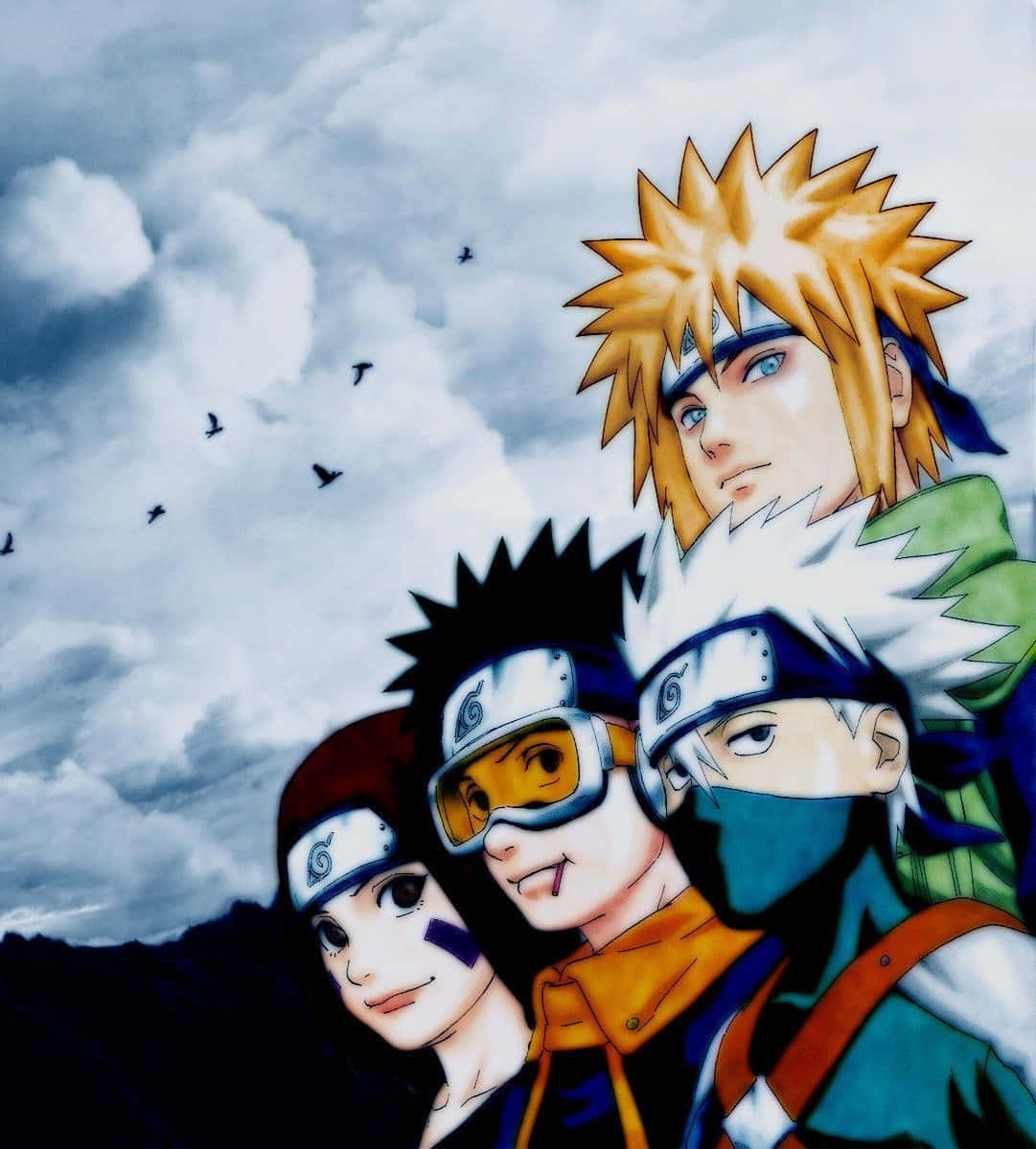 Kakashi And Obito- Best Friends Forever Wallpaper