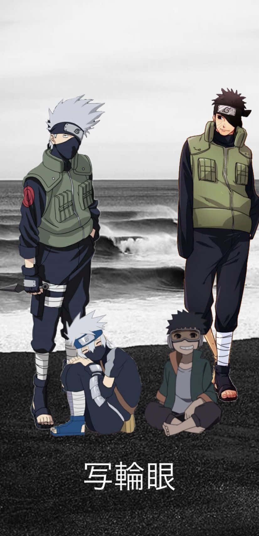 Kakashi And Obito Bestfriends Wallpaper