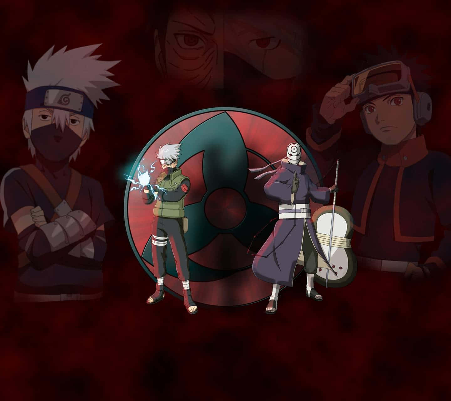 Kakashi And Obito Talents Wallpaper