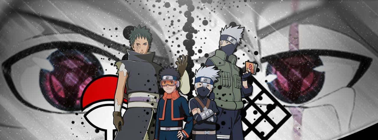 Kakashi And Obito Together Wallpaper