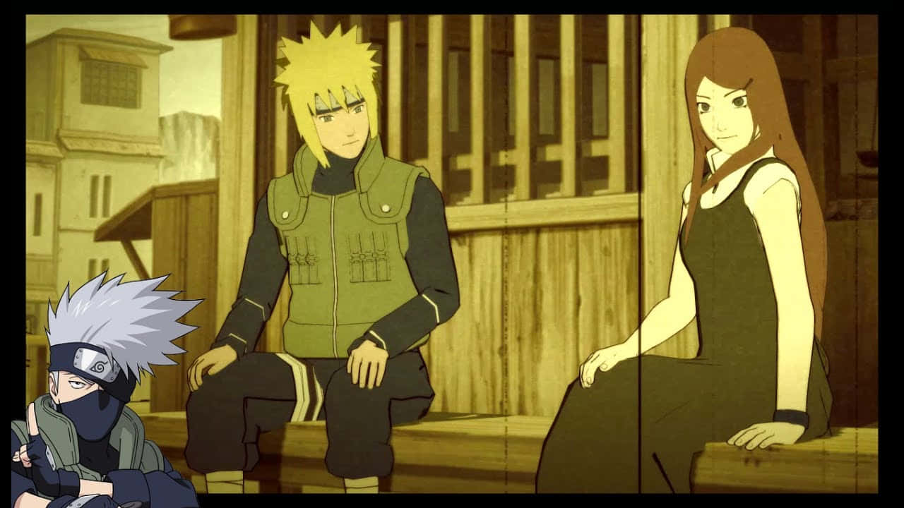 Kakashi Hatake And Minato Namikaze - A Legendary Duo Wallpaper