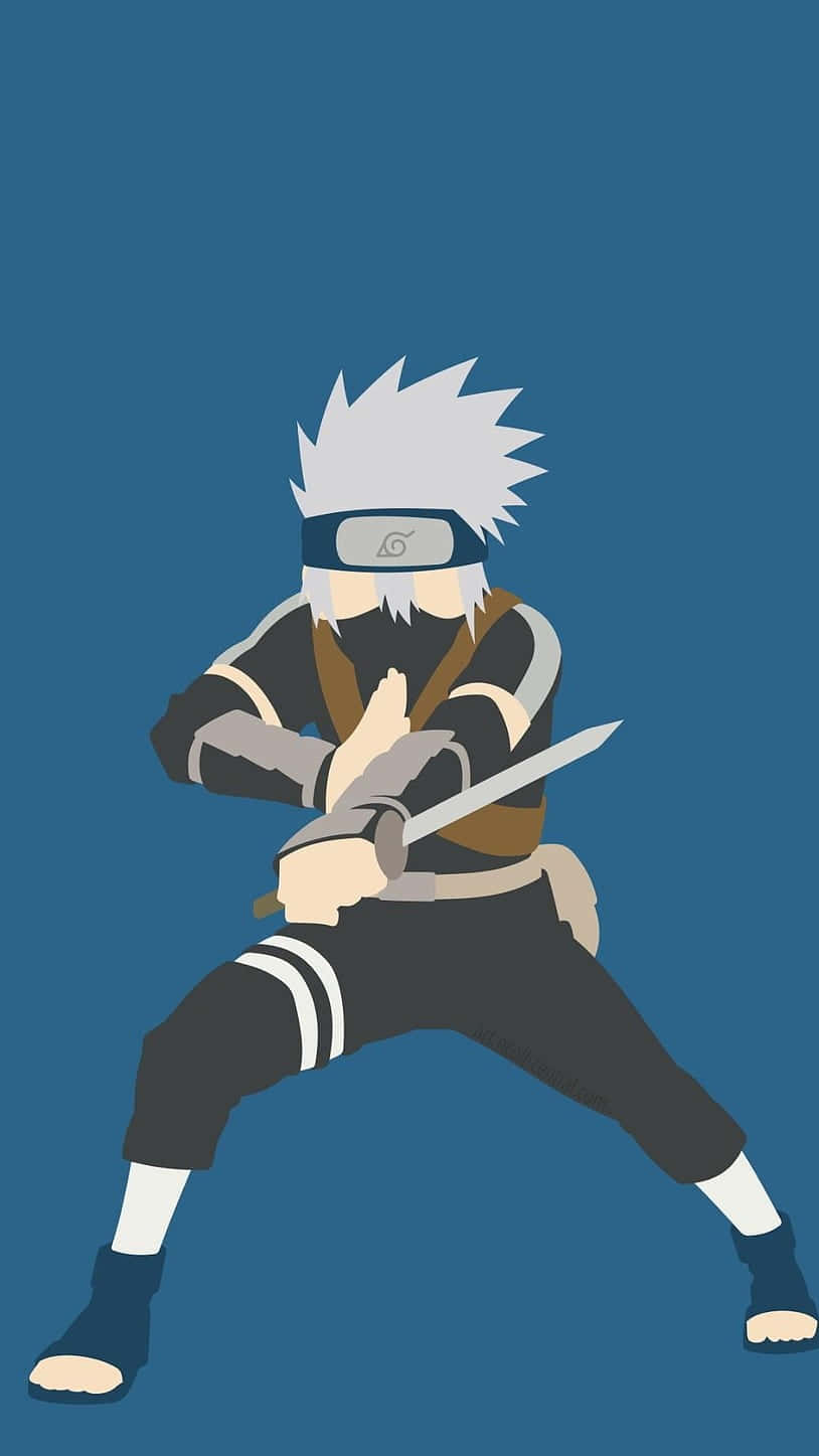 Kakashi Hatake From Naruto Aesthetic Phone Wallpaper