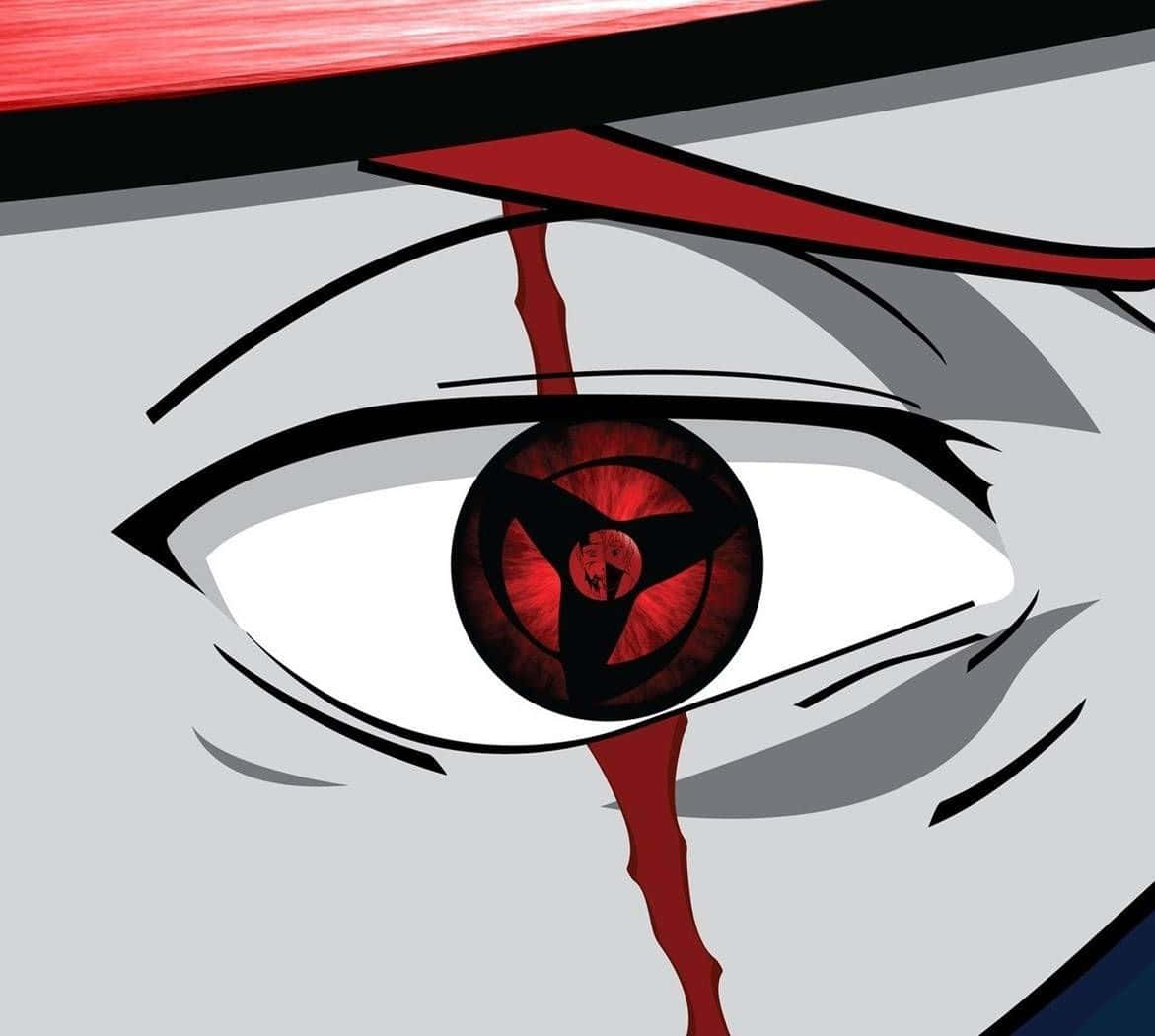 Kakashi Sharingan Eye Digital Drawing Wallpaper