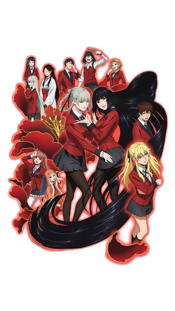 Kakegurui Hyakkaou Private Academy Students Wallpaper