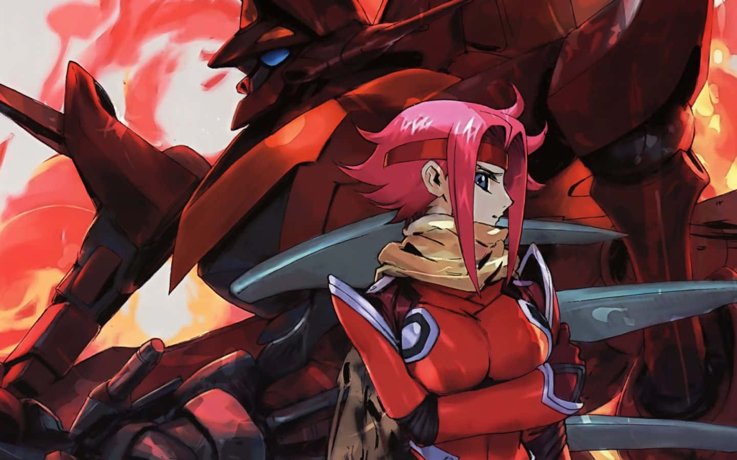 Kallen Stadtfeld - A Fierce And Determined Warrior In The Code Geass Series. Wallpaper