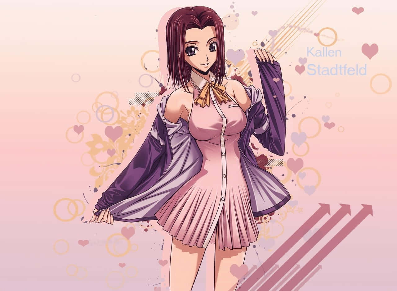 Kallen Stadtfeld: Code Geass Warrior Wallpaper