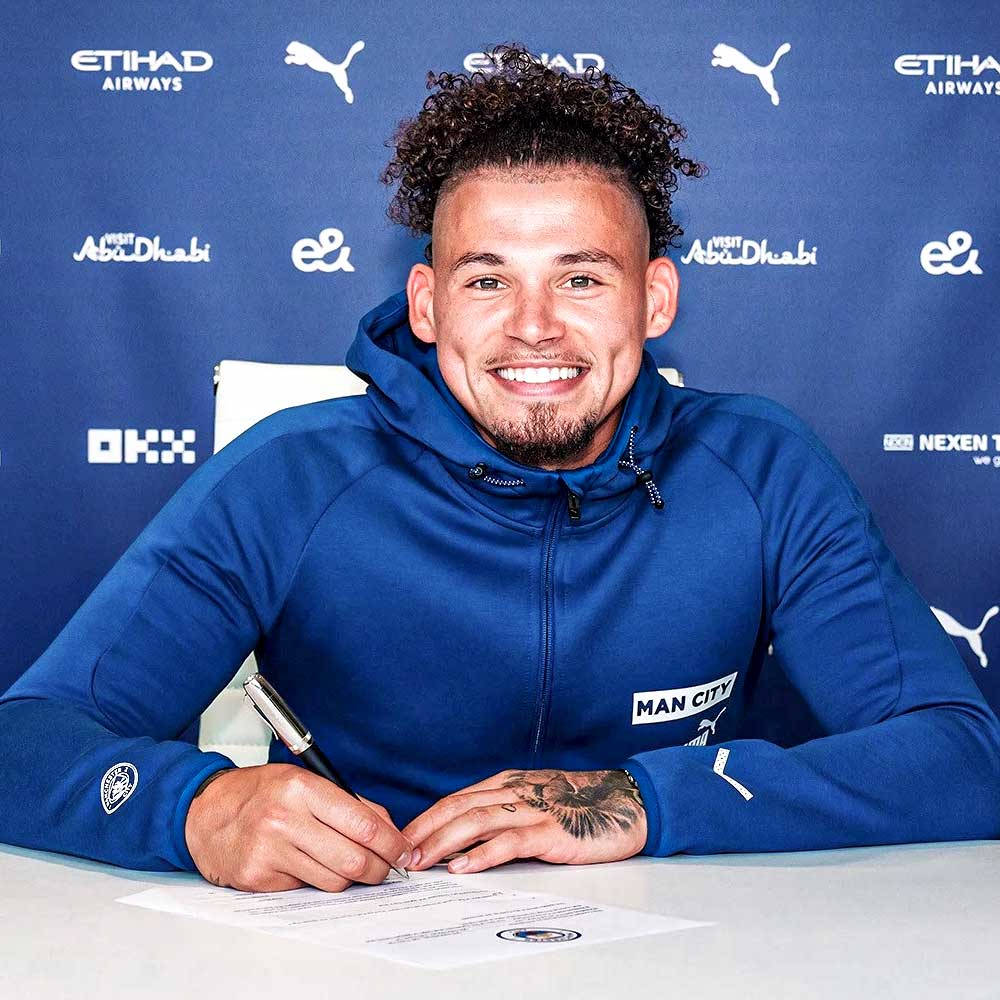 Kalvin Phillips - True Blue Football Star Wallpaper