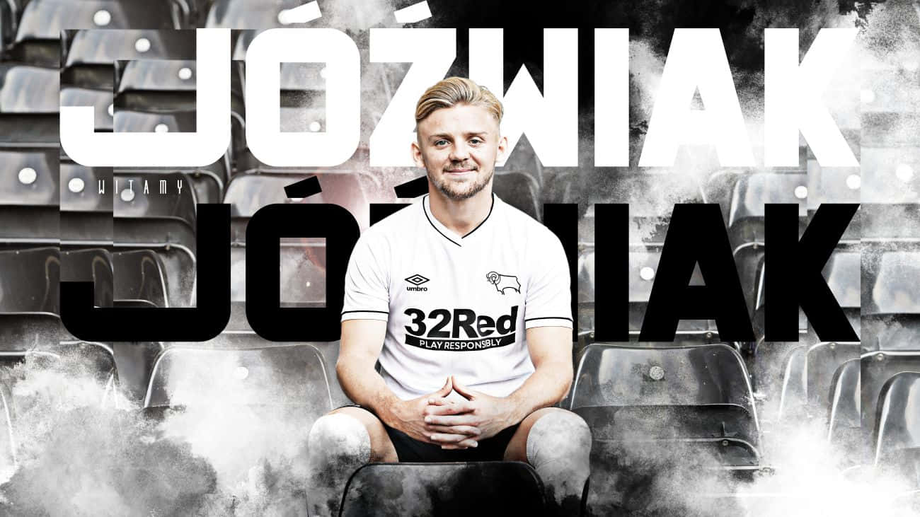 Kamil Jozwiak Derby County Promotional Graphic Wallpaper