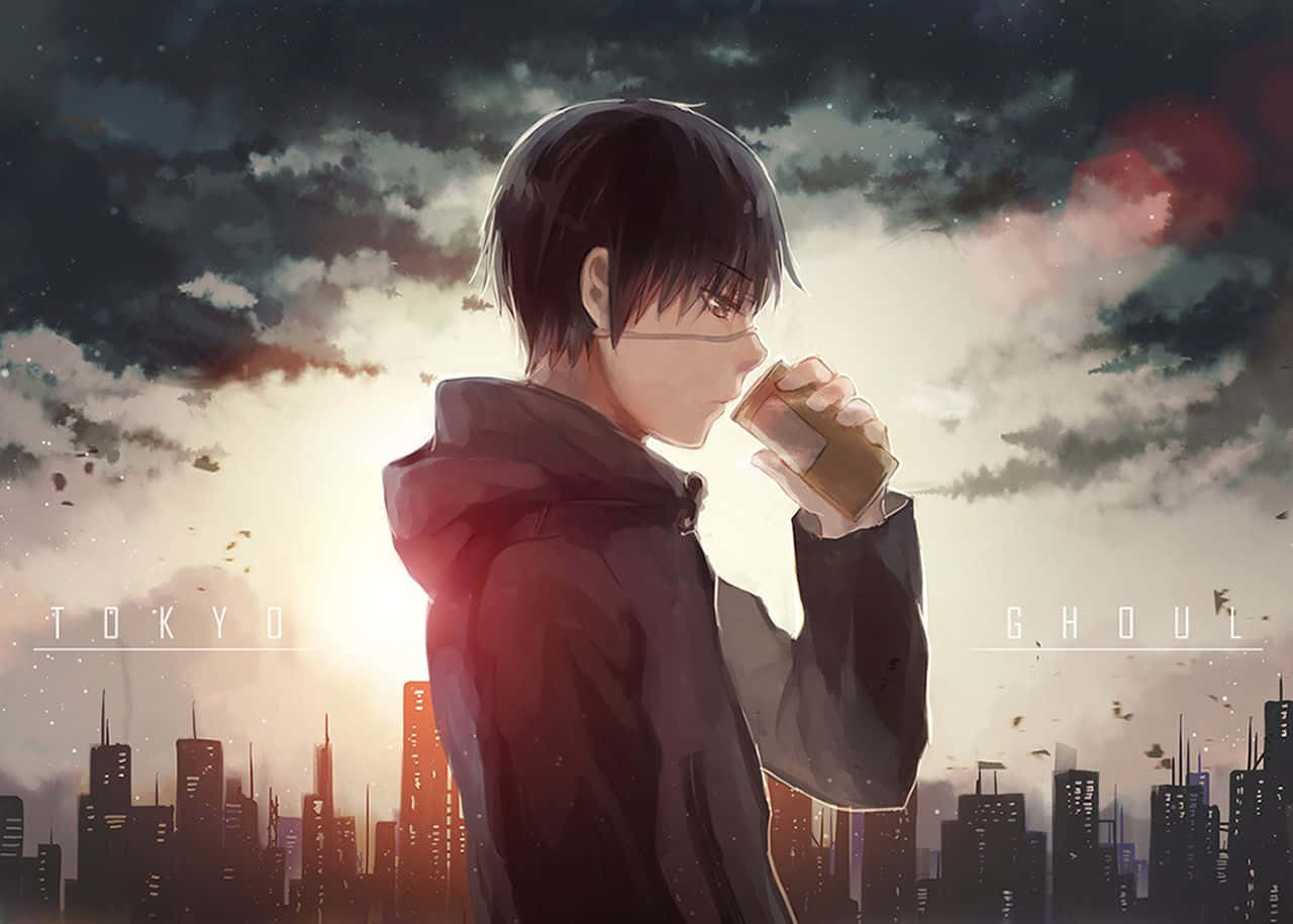 Kaneki Sad Anime Desktop Wallpaper