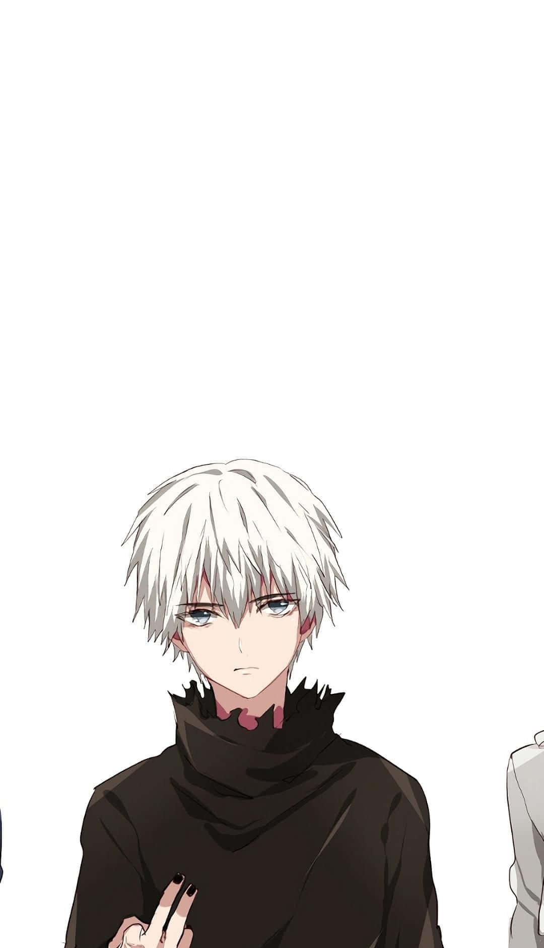 Kaneki Sad Anime With White Hair Wallpaper