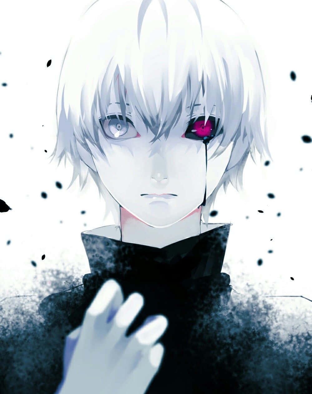 Kaneki Sad With Bloody Eyes Wallpaper