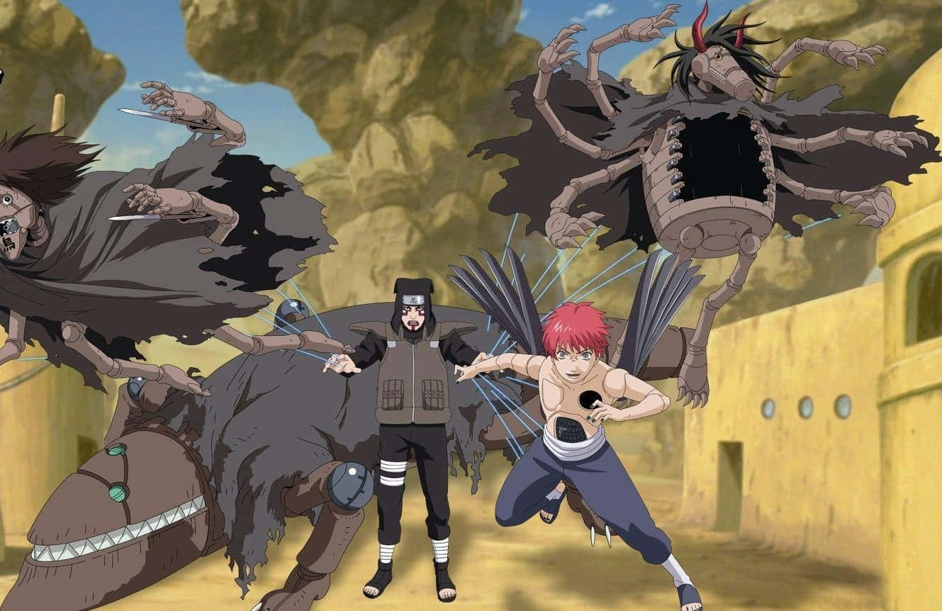 Kankuro - Master Puppeteer Of The Sand Village Wallpaper