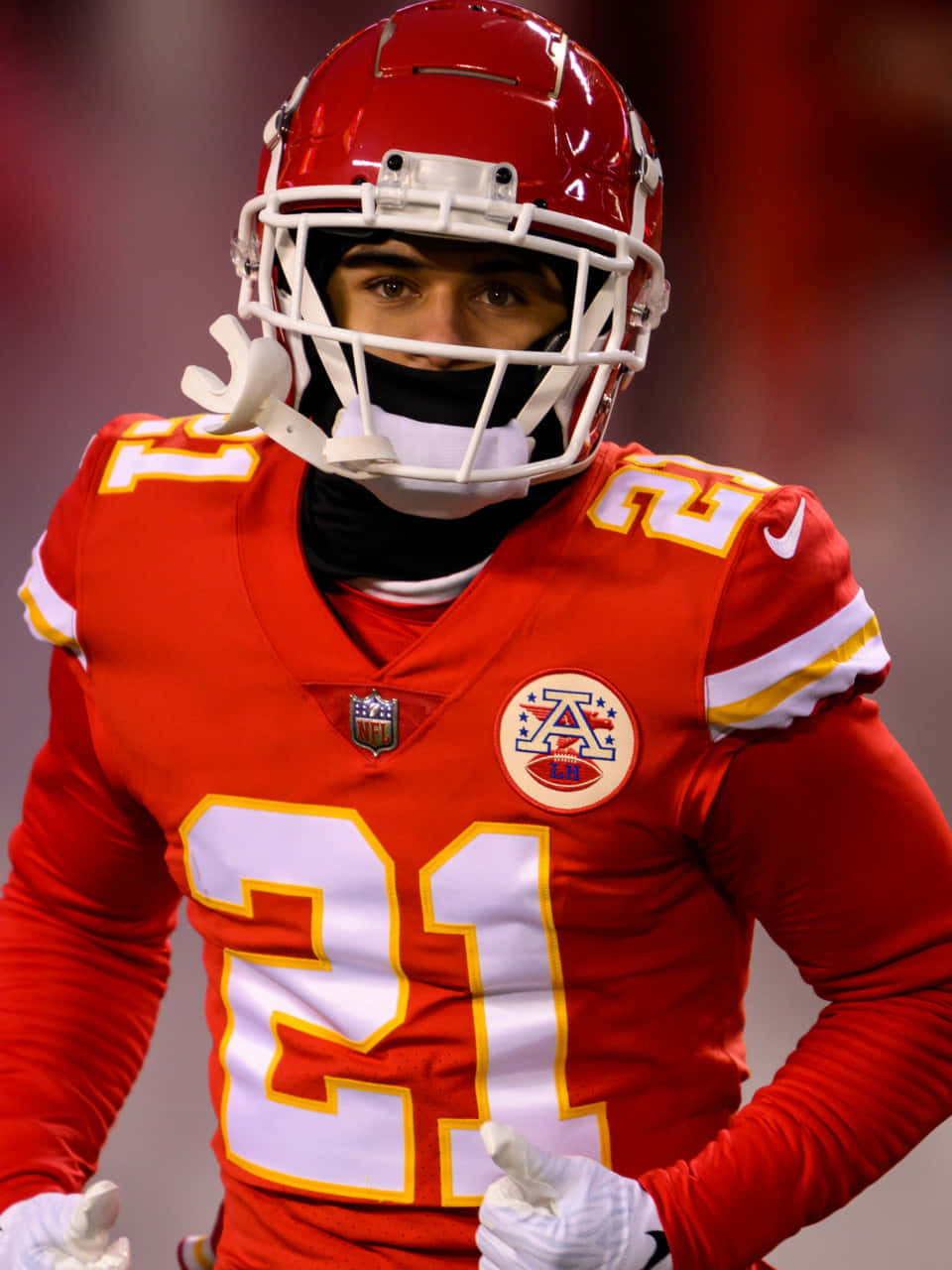 Kansas City Chiefs Player Number21 Wallpaper