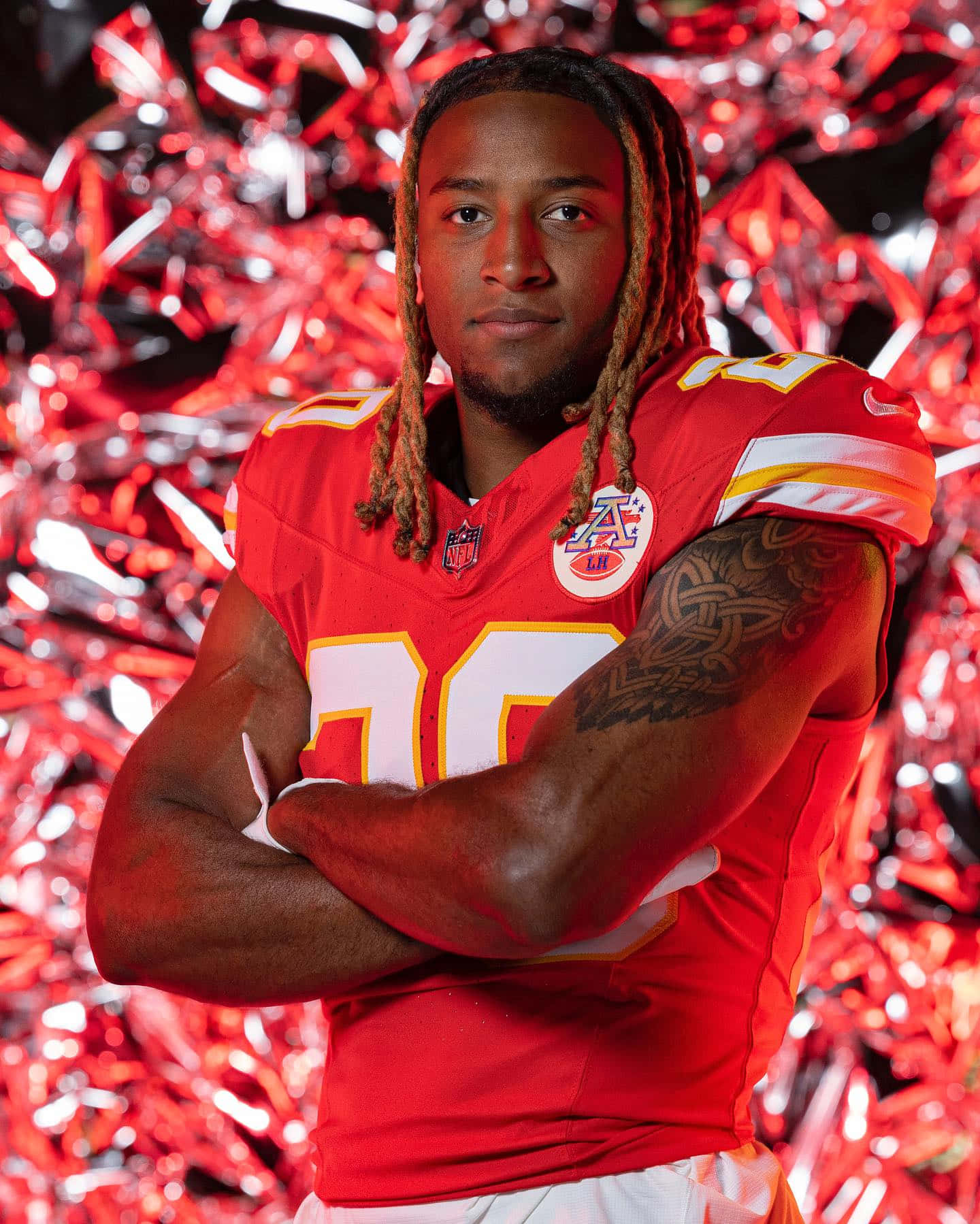 Kansas City Chiefs Player Portrait Wallpaper