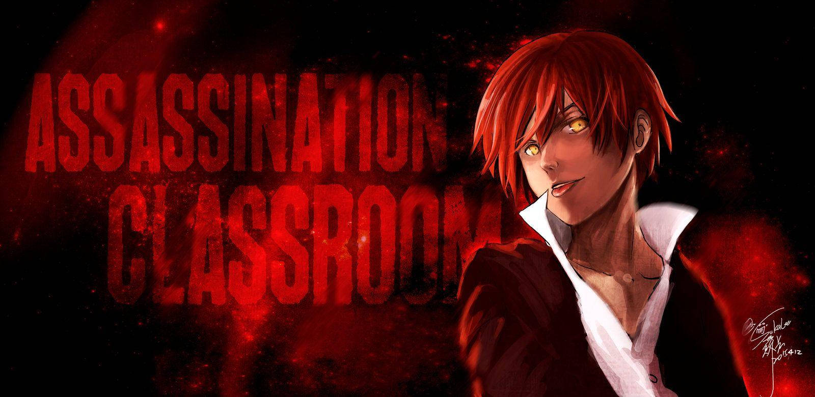 Karma Akabane Digital Painting Wallpaper