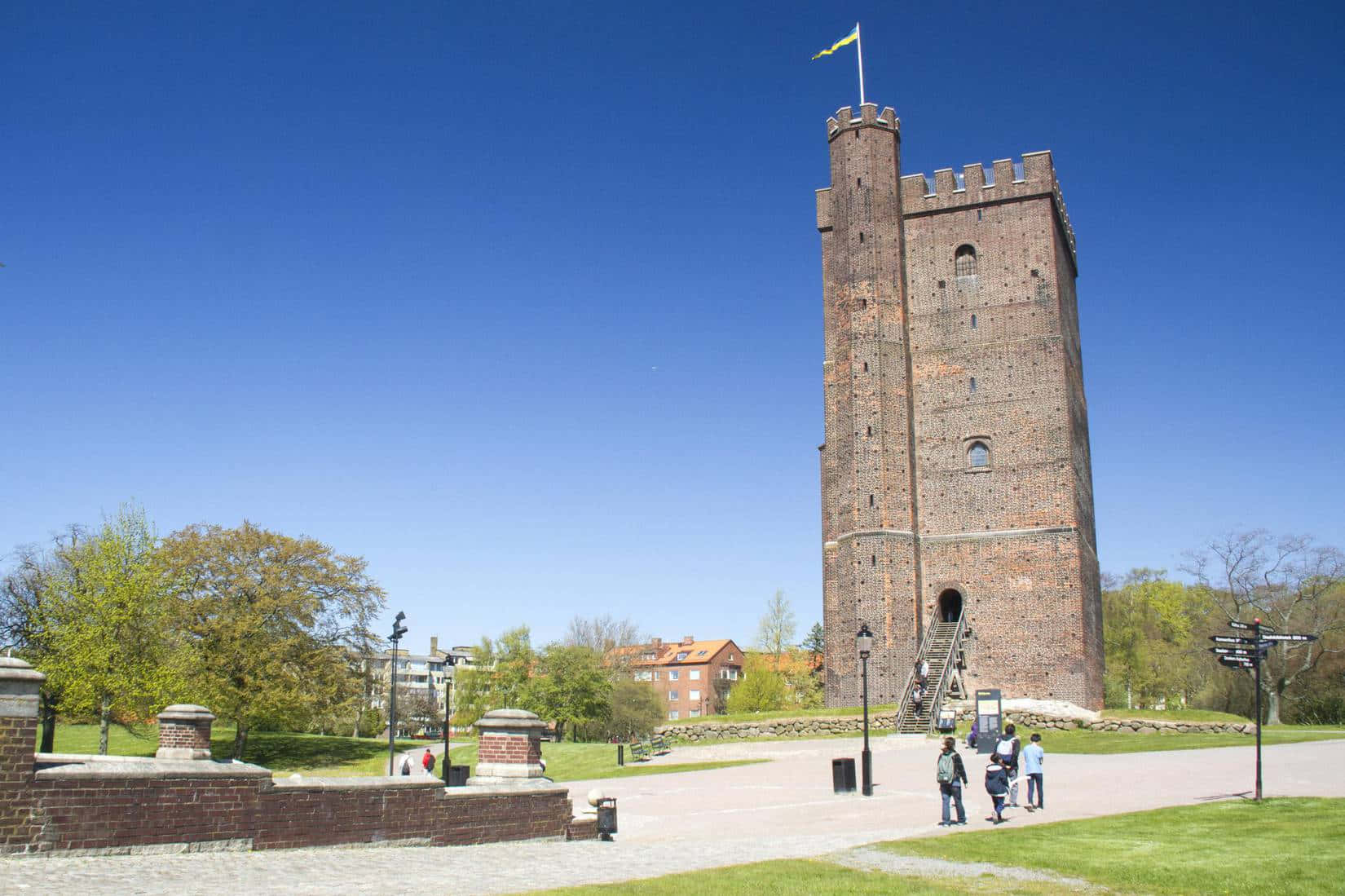 Karnan Tower Helsingborg Sweden Wallpaper