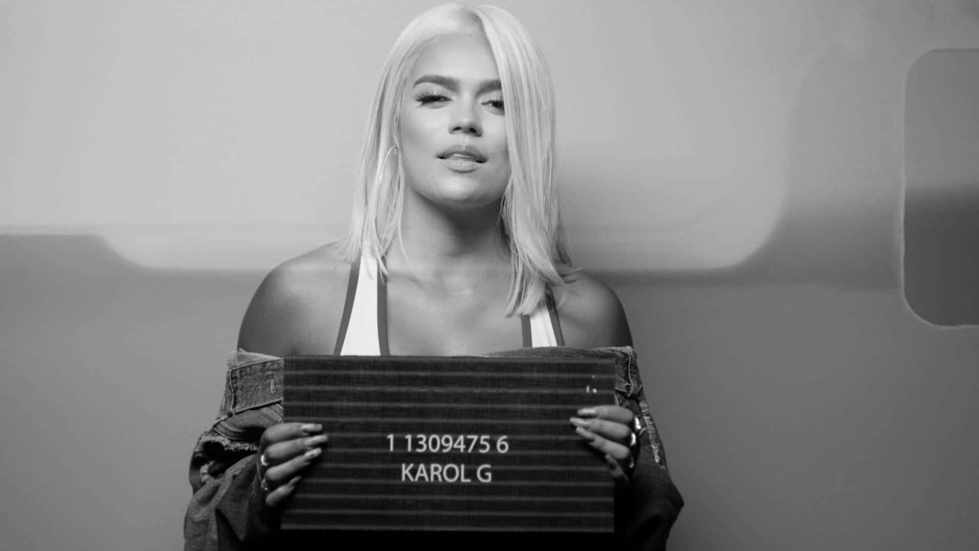 Karol G Mugshot Aesthetic Wallpaper