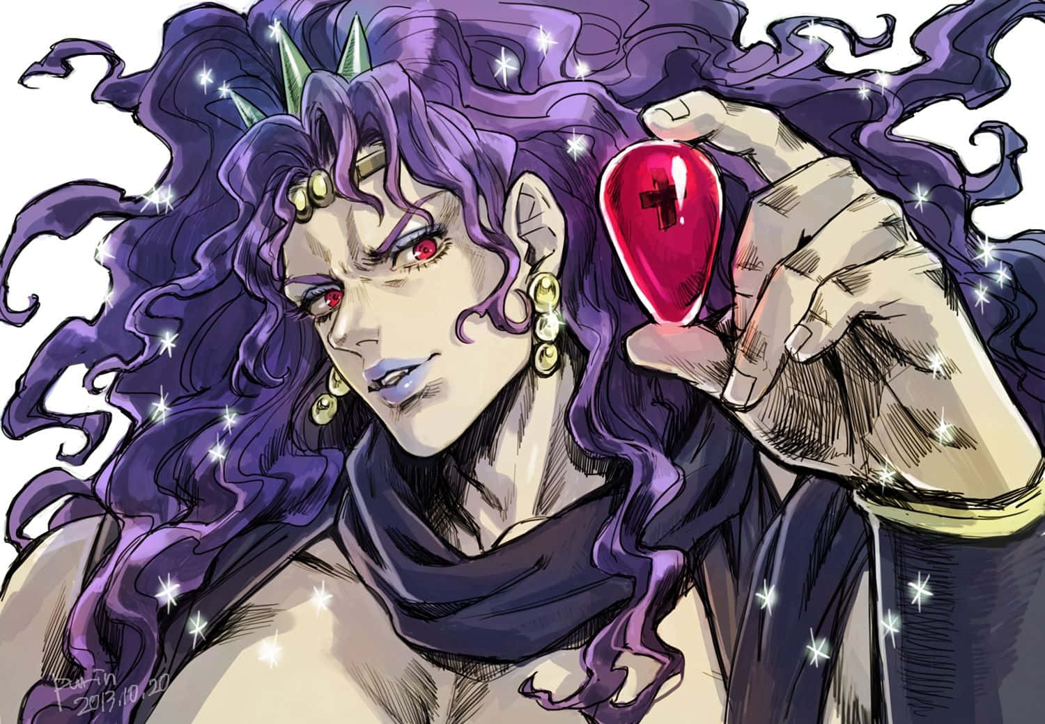 Kars, The Ultimate Life Form From Jojo's Bizarre Adventure Wallpaper