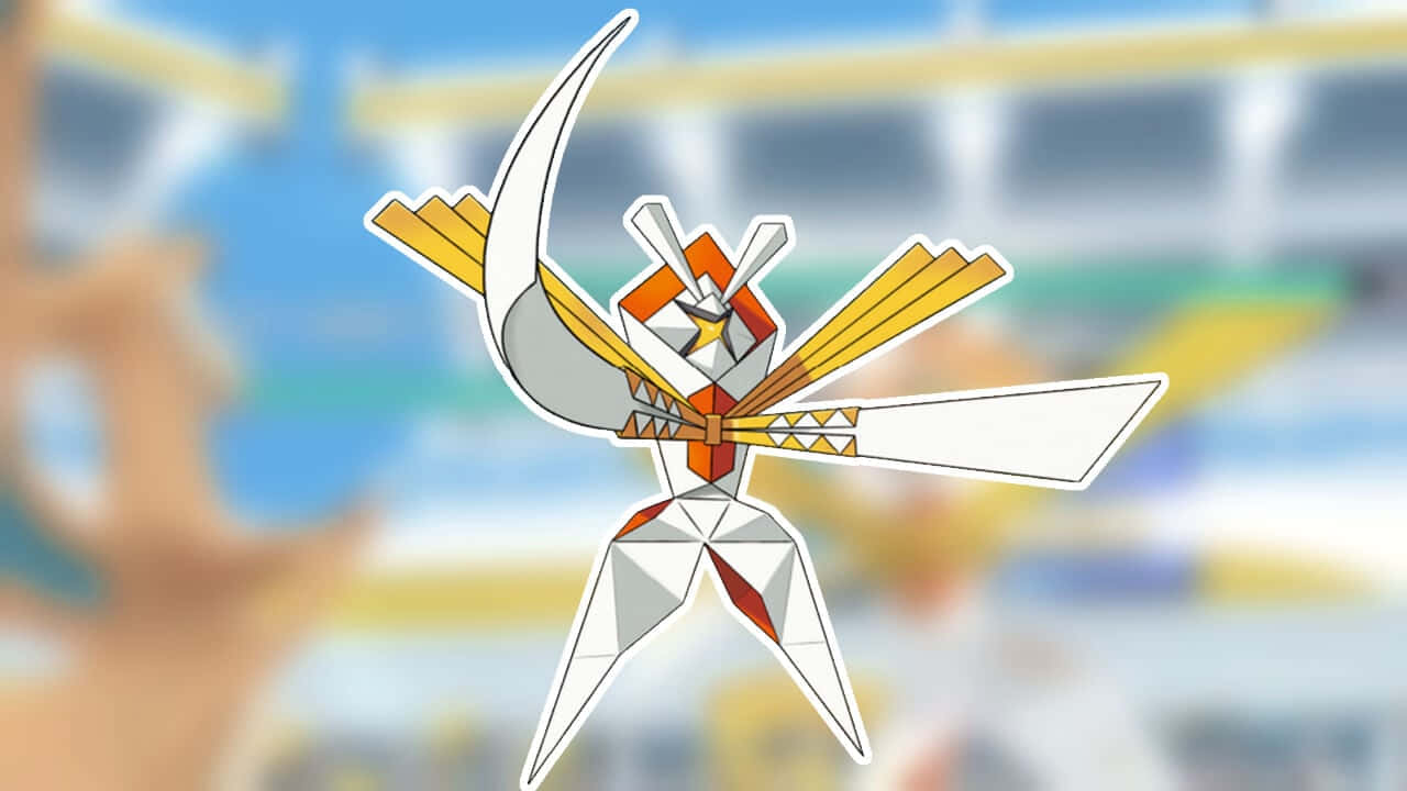 Kartana Pokemon With Blurred Background Wallpaper