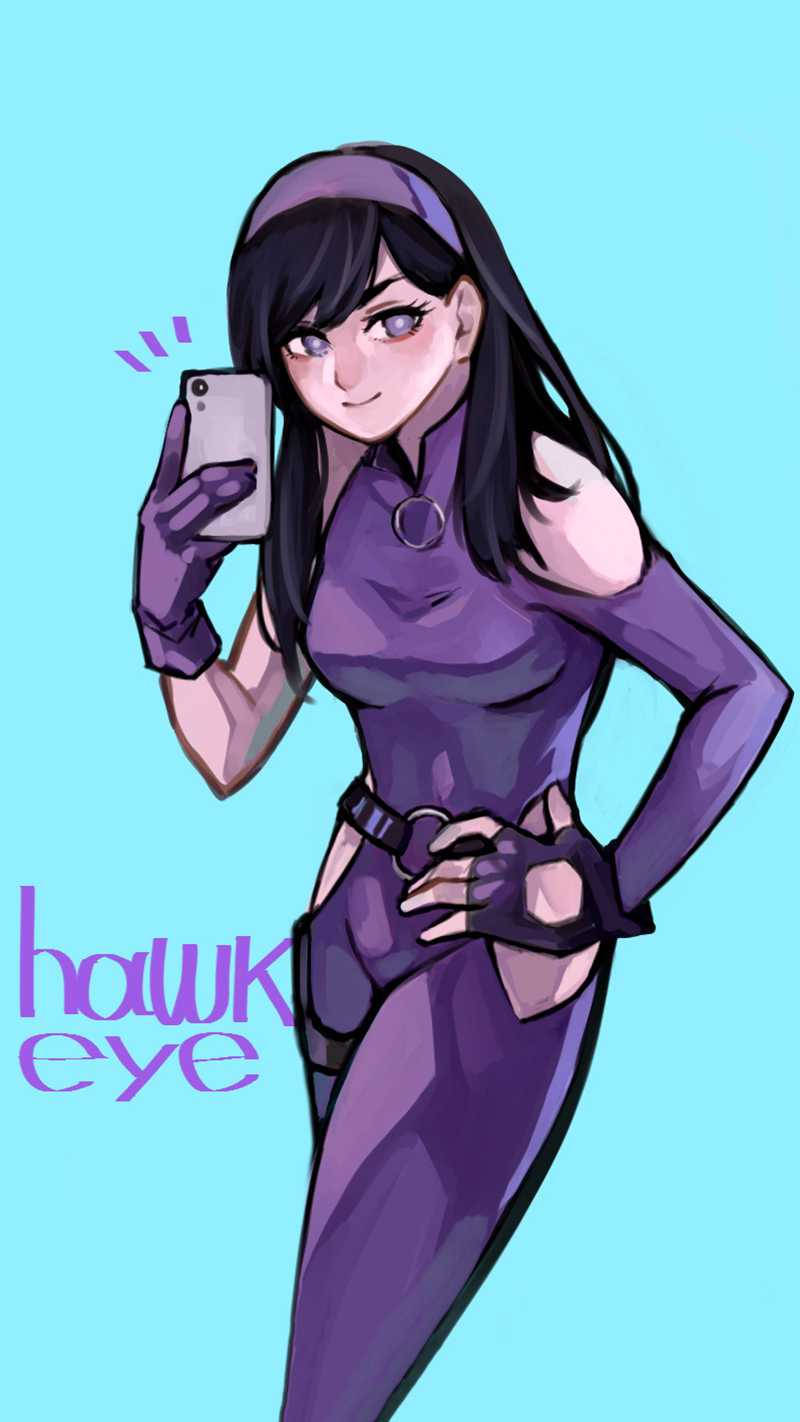 Kate Bishop Cute Fan Art Wallpaper