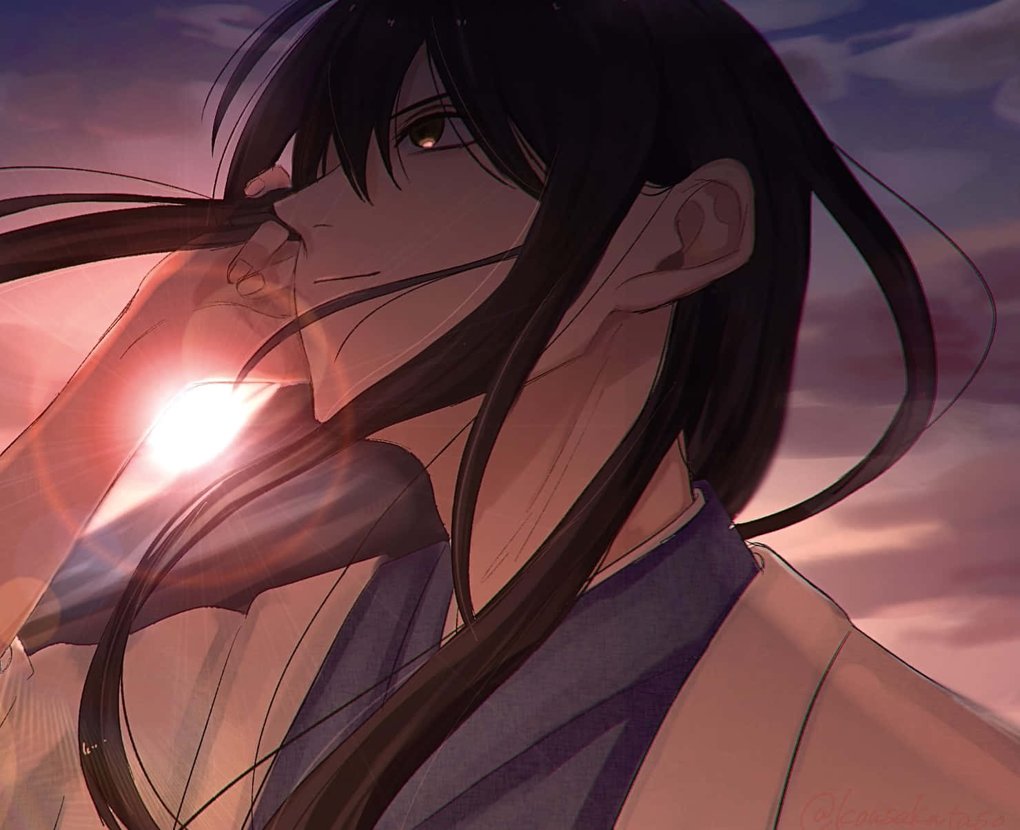 Katsura Kotaro Sunset Gaze Wallpaper