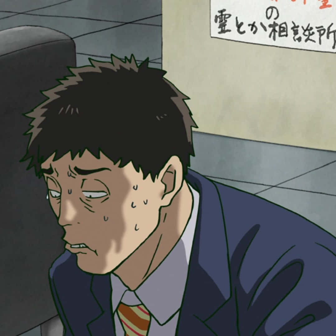 Katsuya Serizawa In Action - A Powerful Moment Captured From An Anime Series Wallpaper