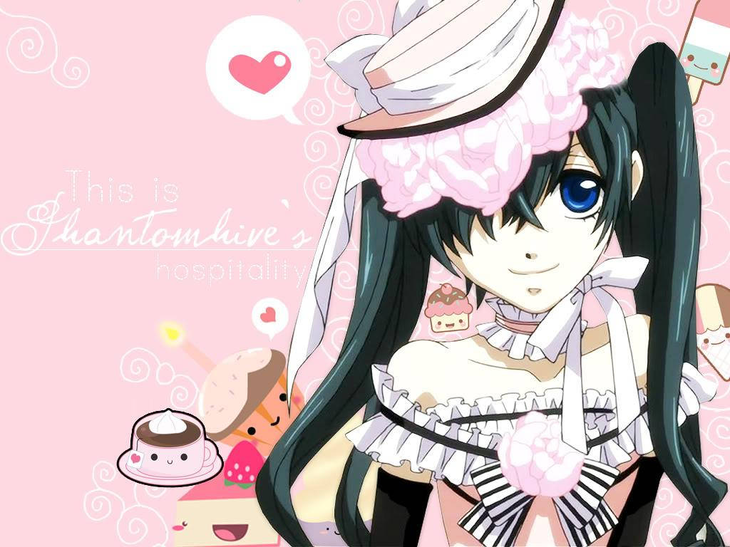 Kawaii Anime Girl Ciel Phantomhive Wallpaper