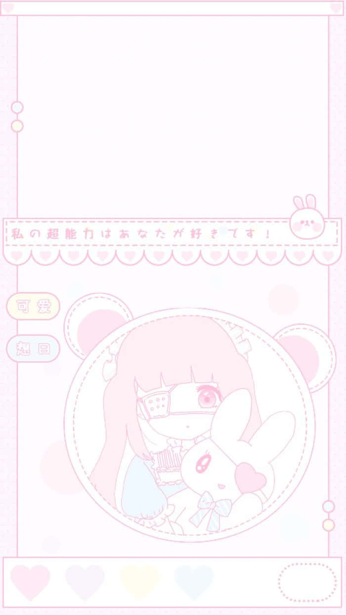 Kawaii Cute Anime Pastel Eyepatch Wallpaper