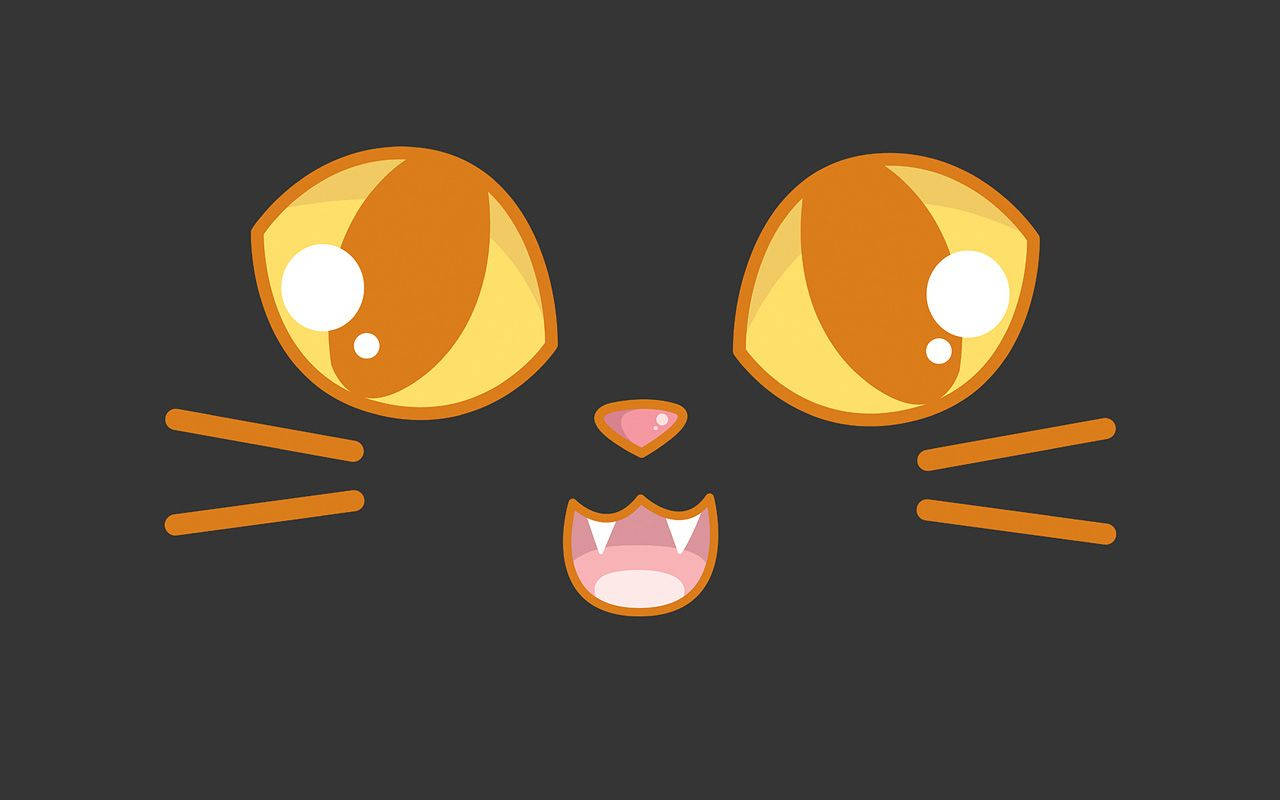 Kawaii Halloween Cat Wallpaper