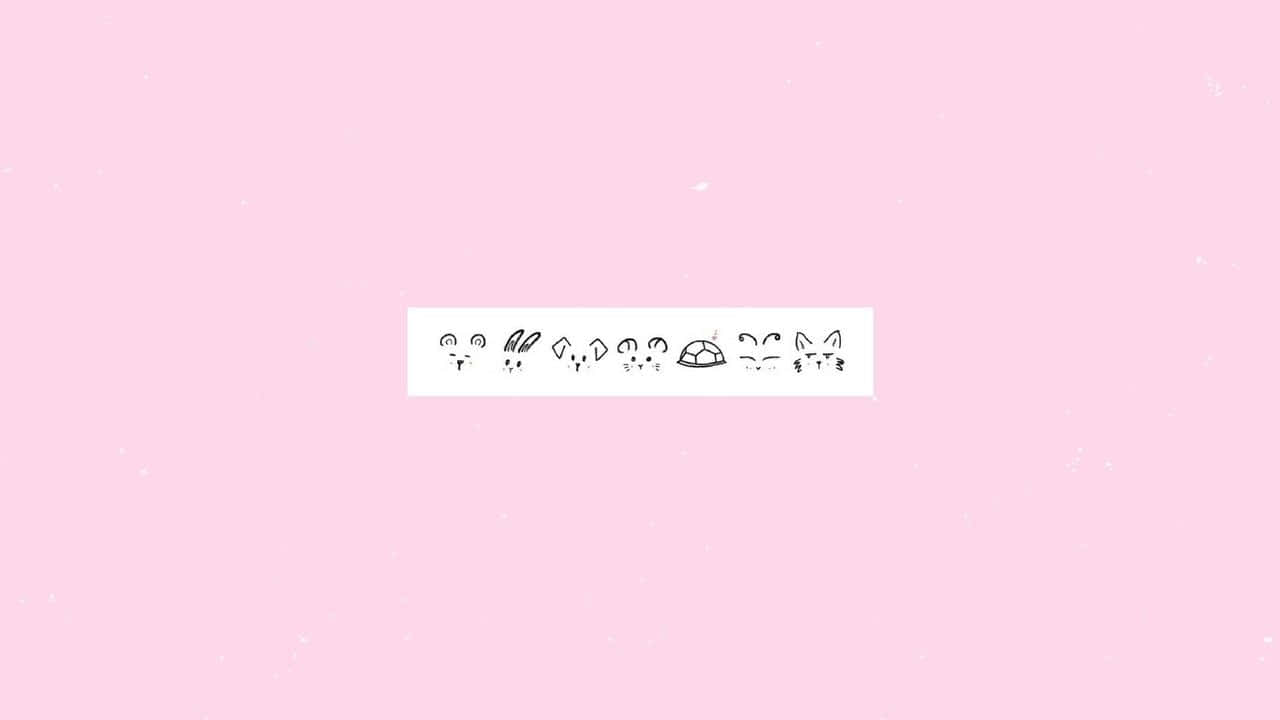 Kawaii Pink Aesthetic Desktop Wallpaper Wallpaper