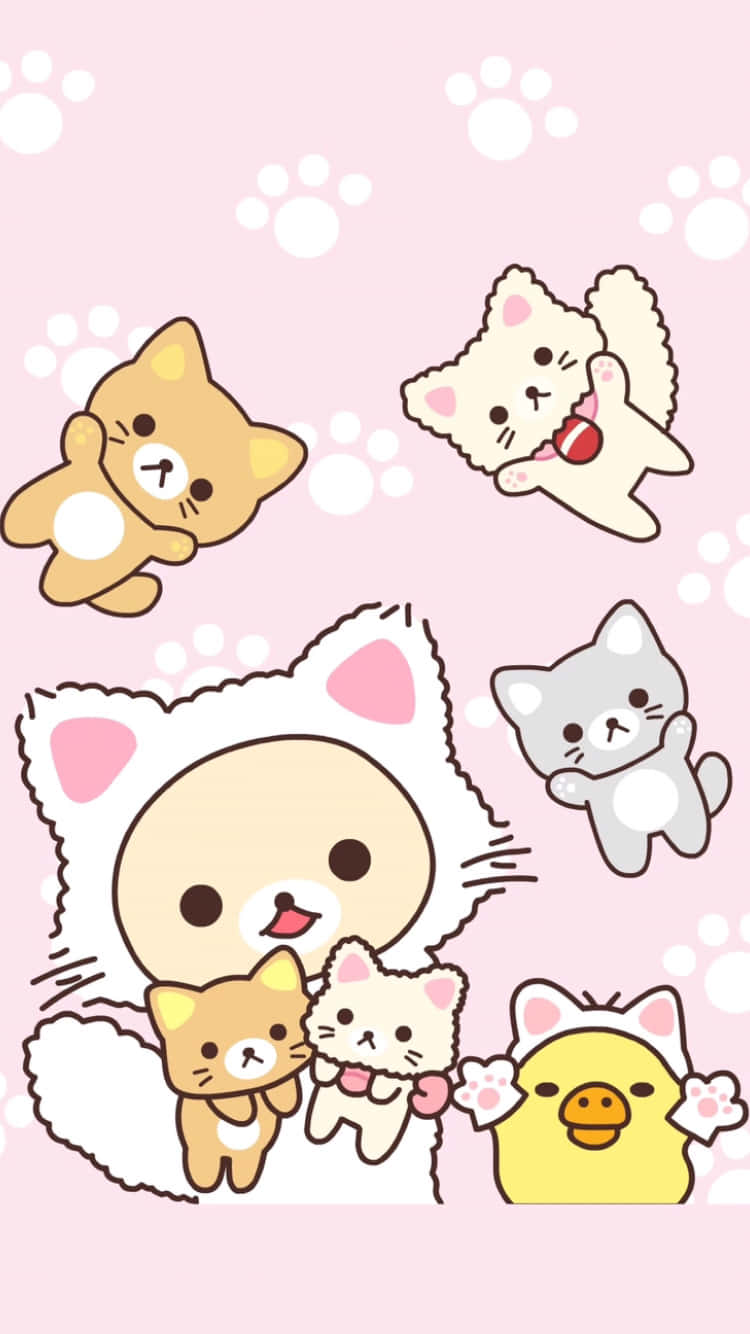 “kawaii Rilakkuma: A Fun And Adorable Japanese Teddy Bear” Wallpaper