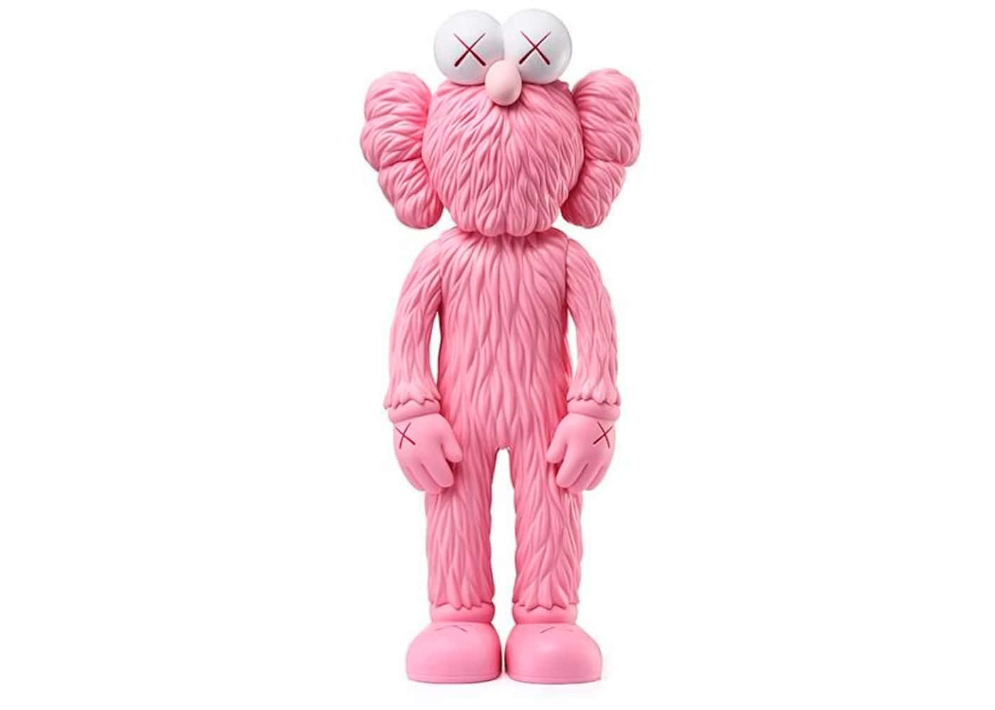 Kaws B F F Pink Figure Wallpaper