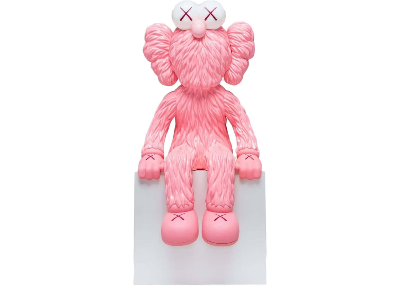 Kaws B F F Pink Figure Wallpaper