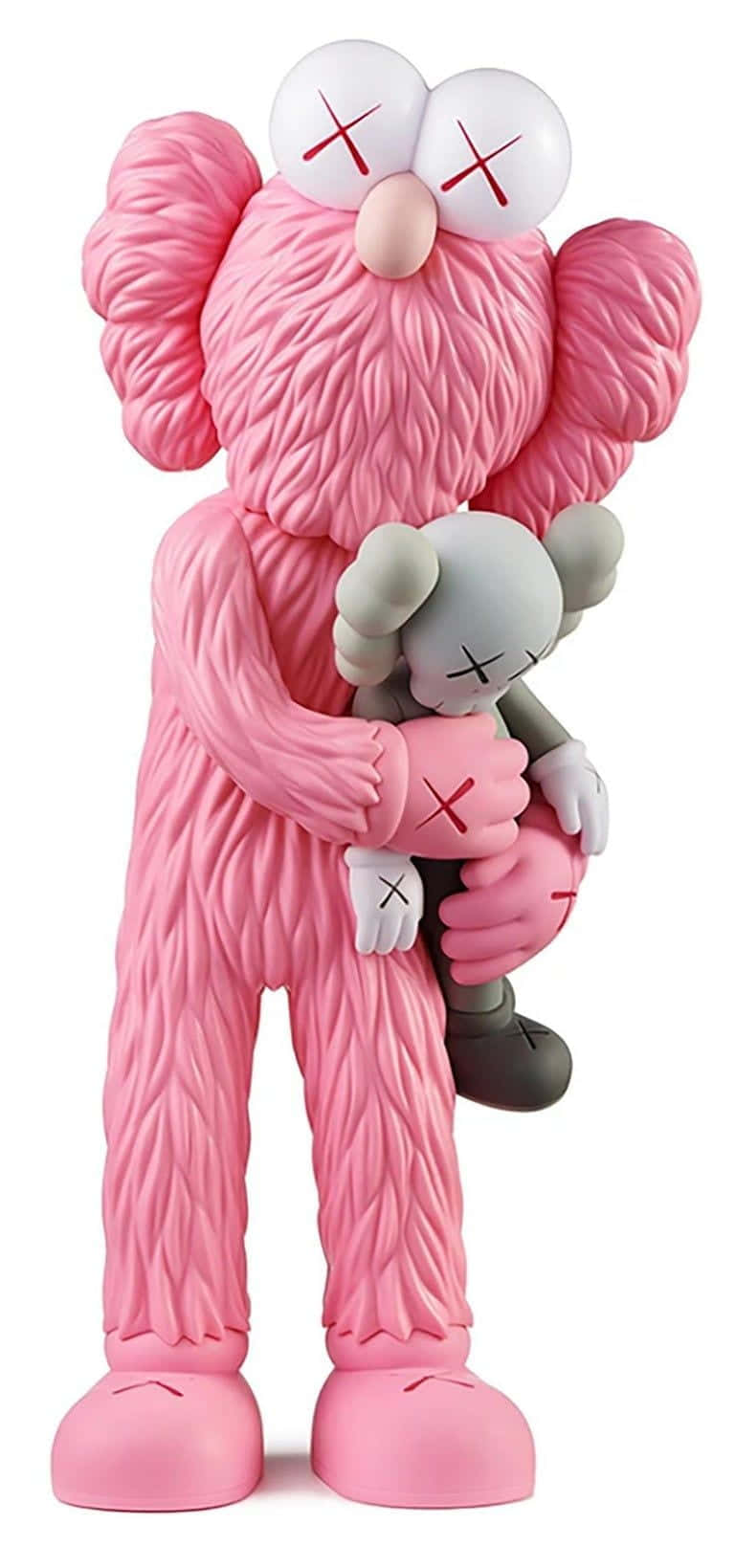 Kaws Bff Pink Art In High Resolution Wallpaper