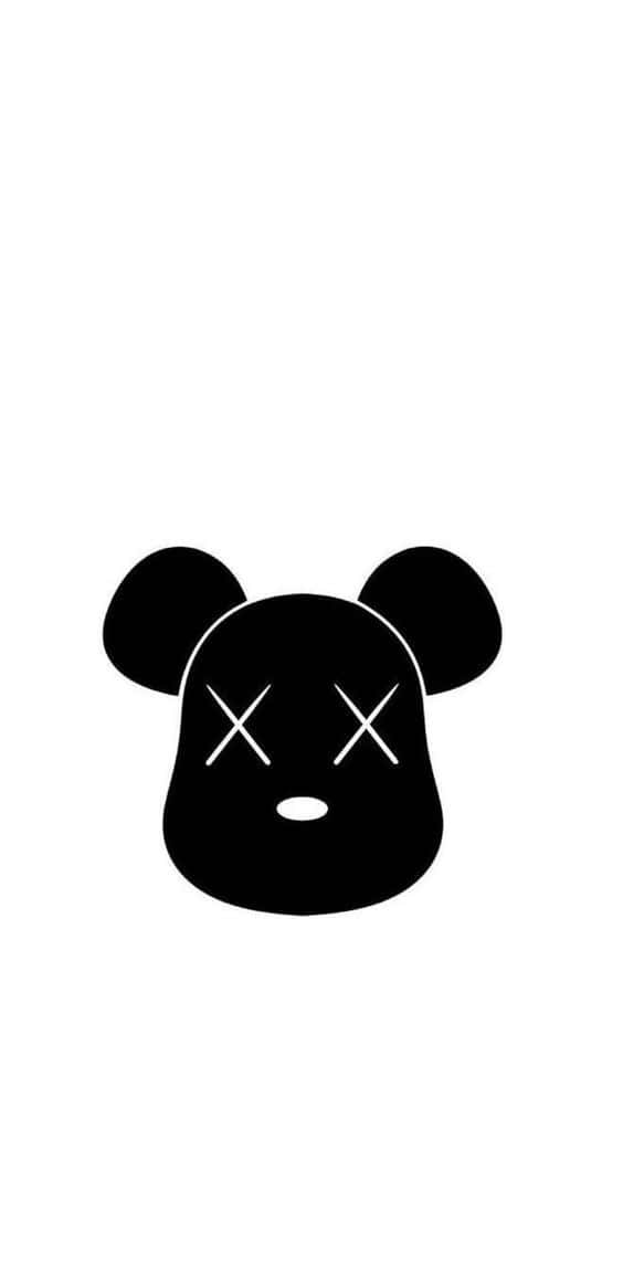 Kaws Black And White Wallpaper Wallpaper