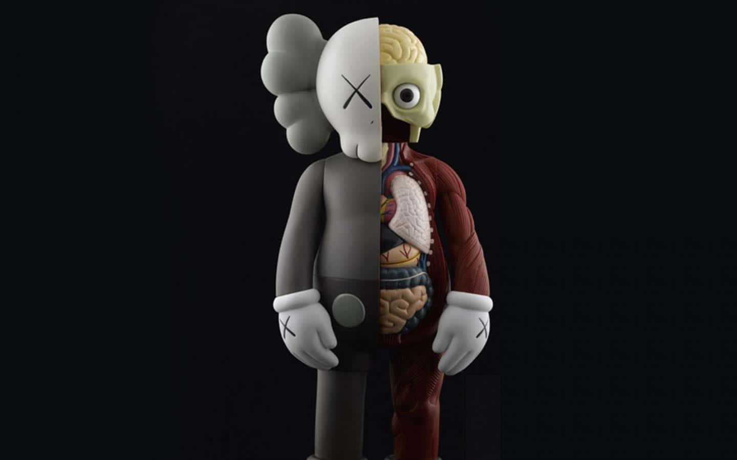 Kaws Companion Anatomical Model Wallpaper