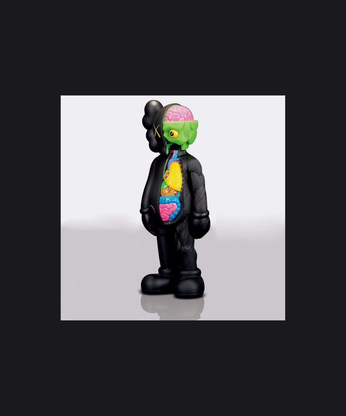 Kaws Figures Artistic Display Wallpaper