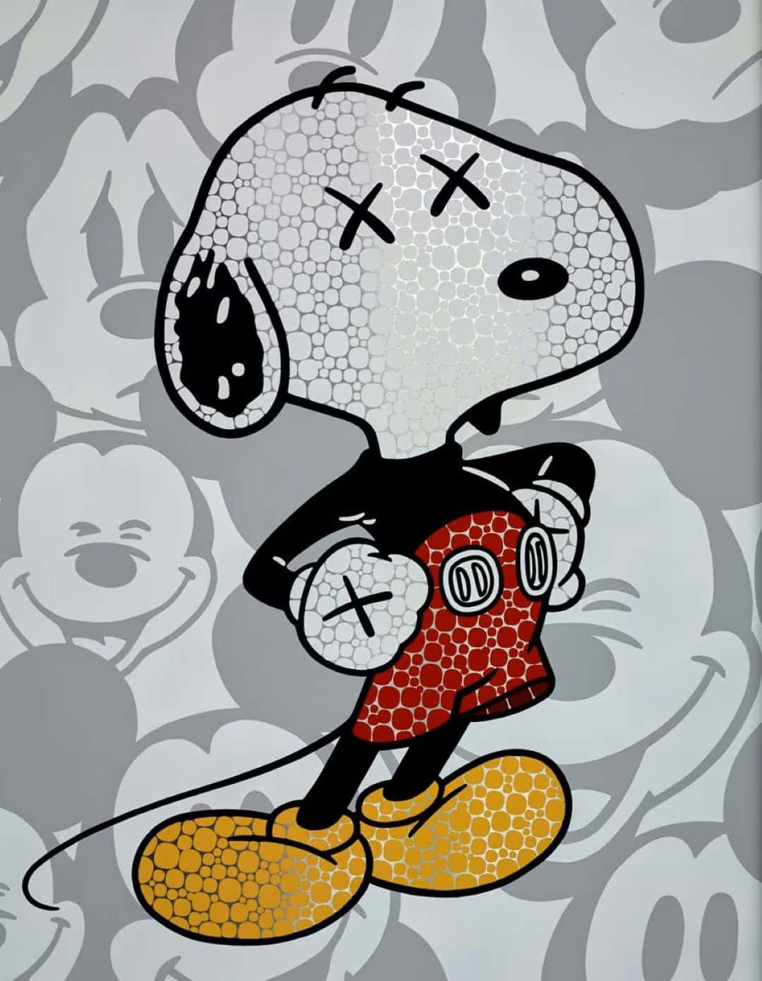 Kaws Snoopy Artwork Wallpaper