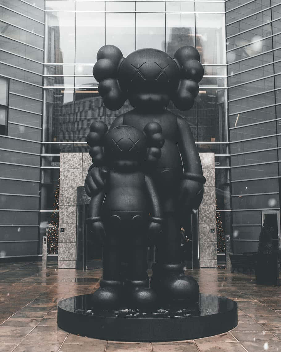 Kaws Statue Iphone Wallpaper