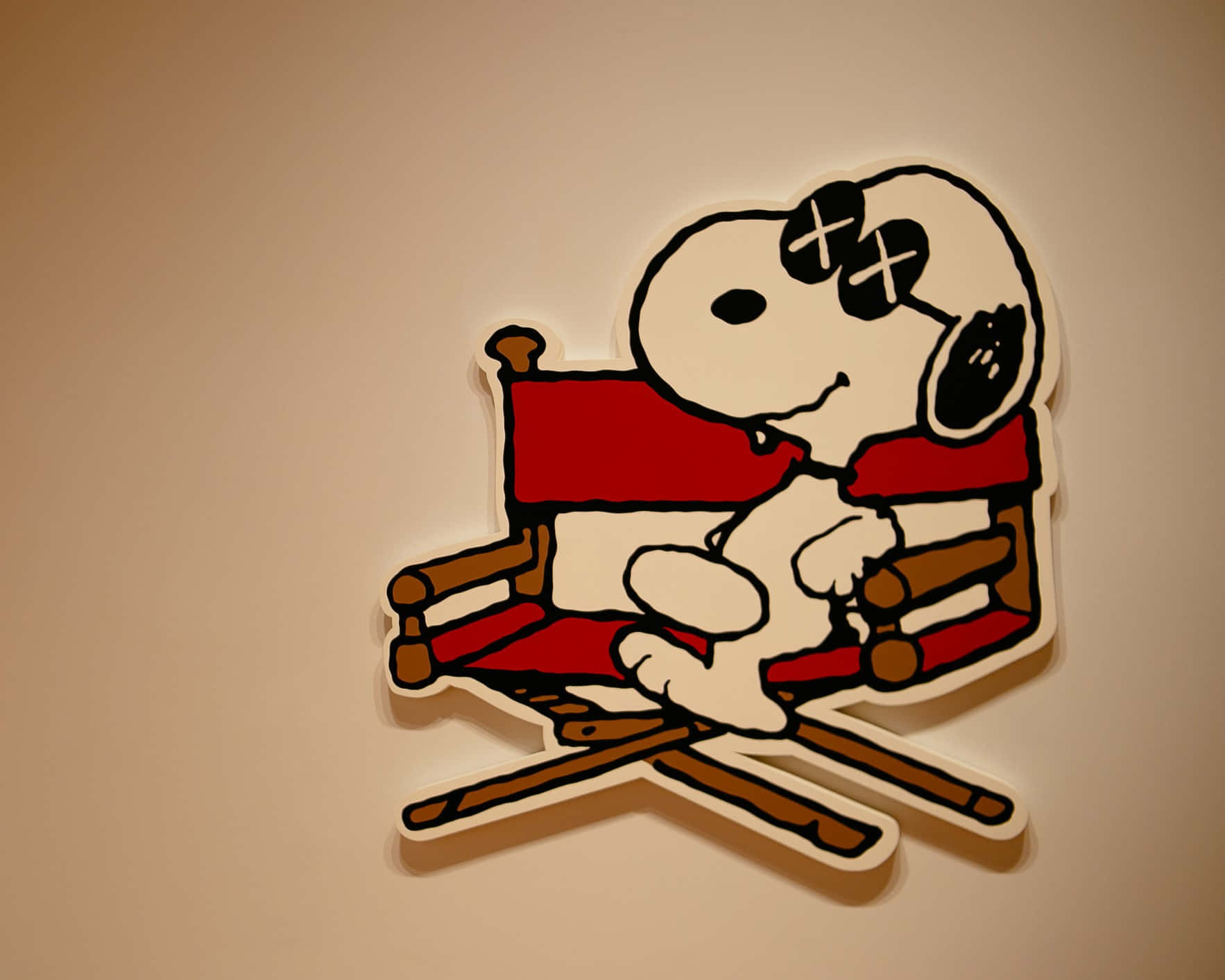 Kaws Styled Snoopy Artwork Wallpaper