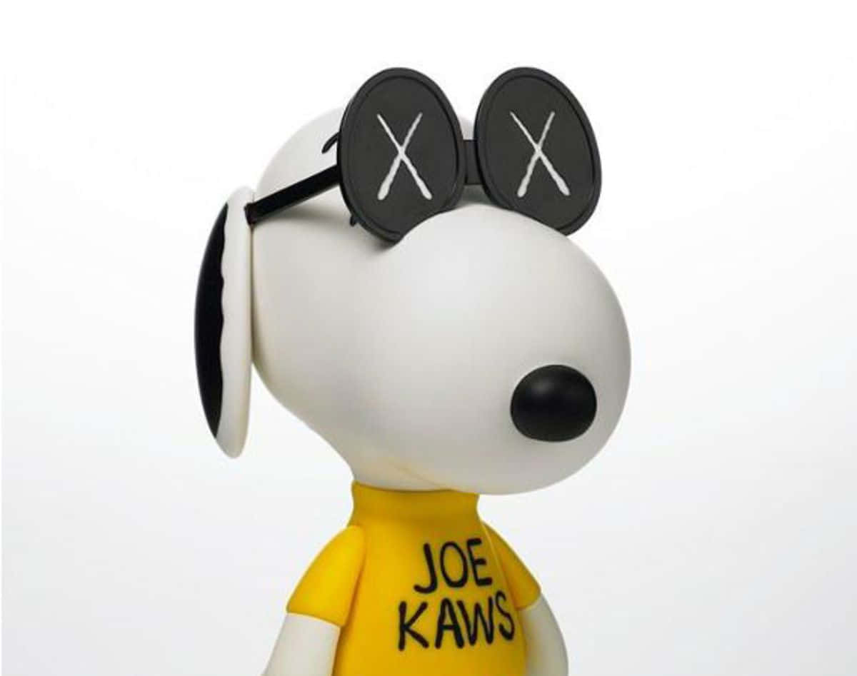 Kaws X Snoopy Art Collage Wallpaper Wallpaper