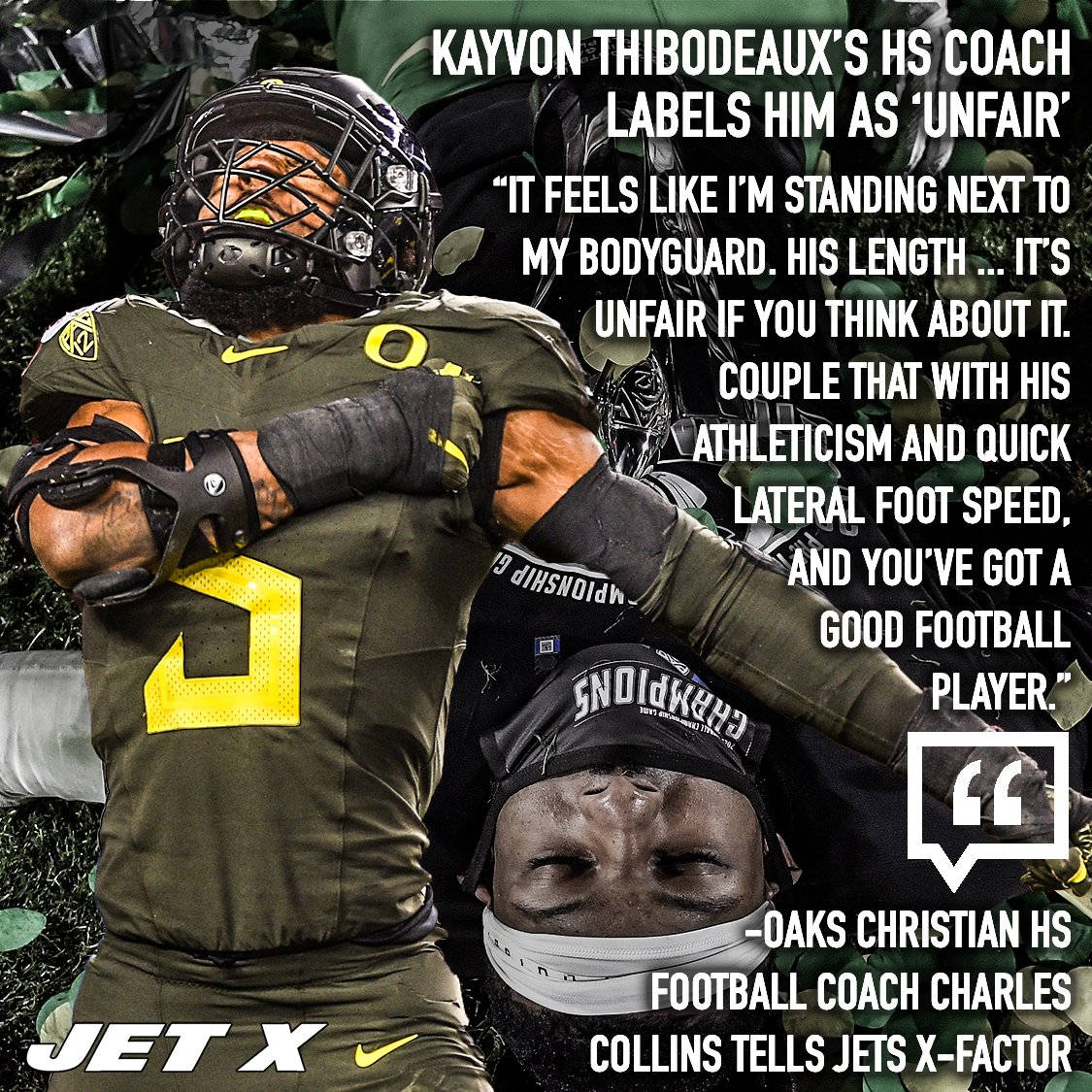 Kayvon Thibodeaux American Football Coach Charles Collins Wallpaper