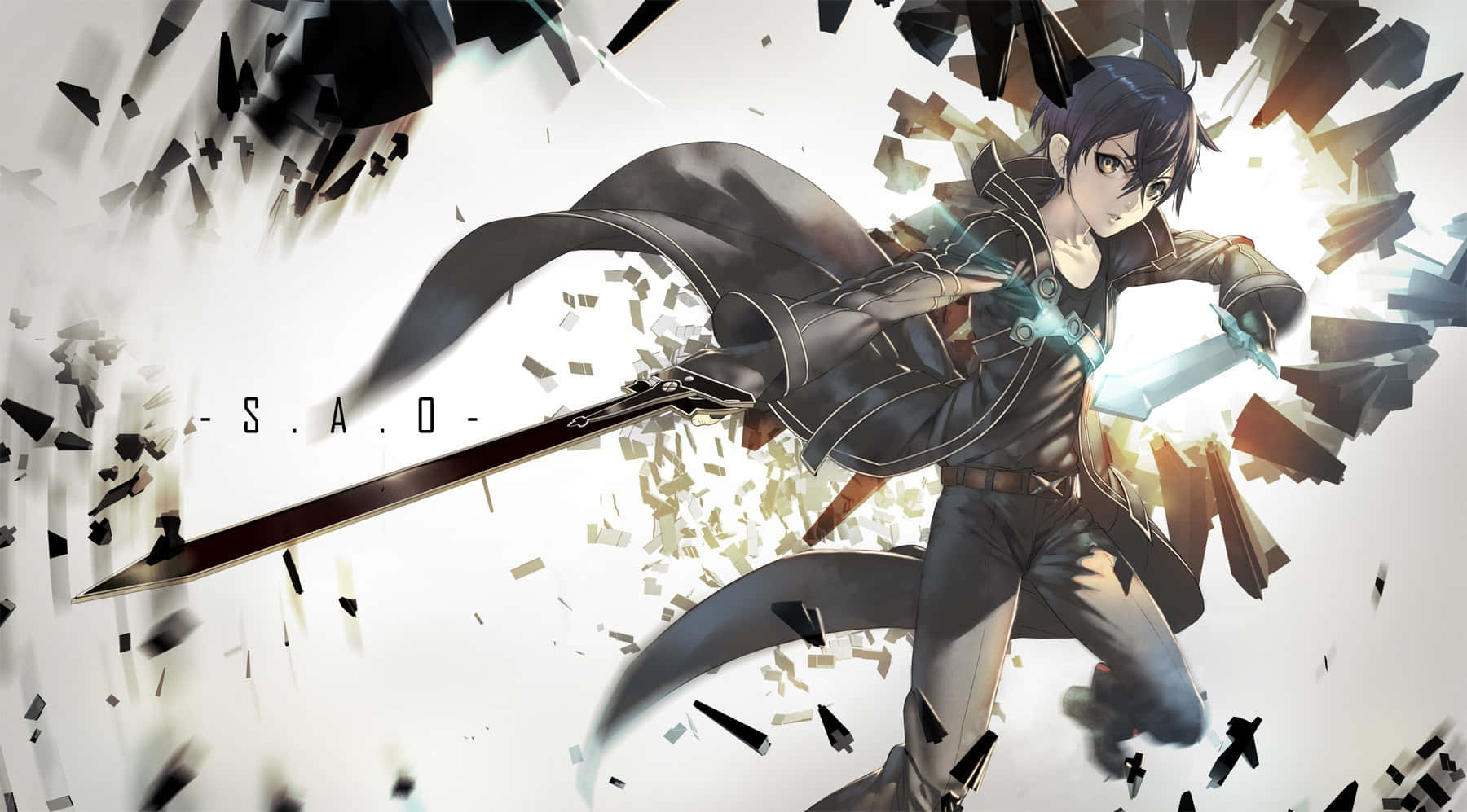 Kazuto Kirigaya In Action Wallpaper