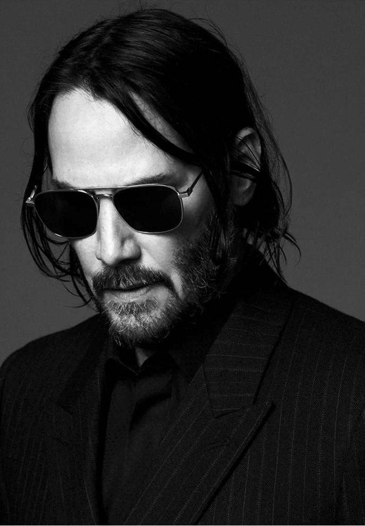 Keanu Reeves Celebrity Shades Wallpaper