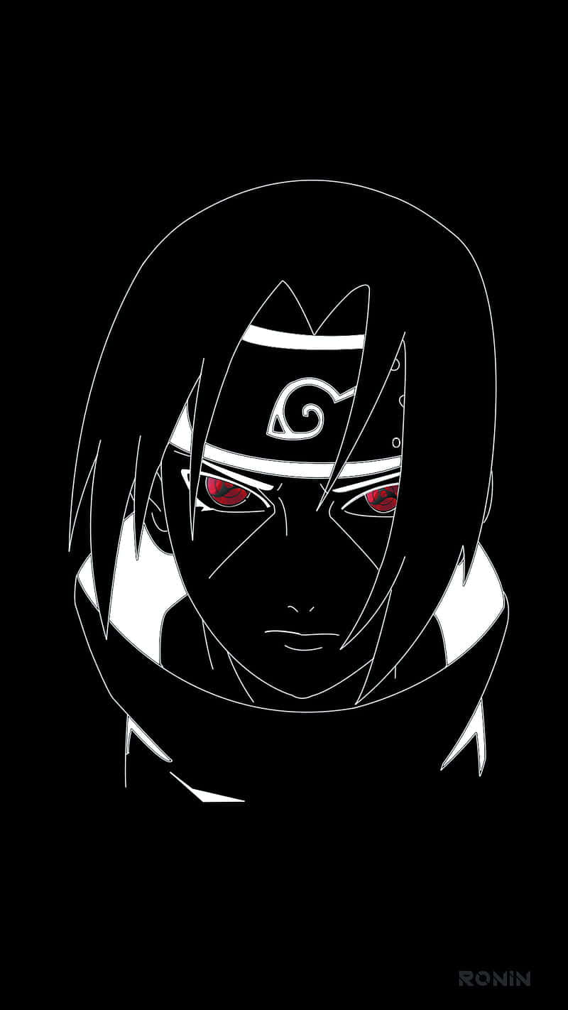 Keep An Eye Out With The Minimalist Sharingan Wallpaper