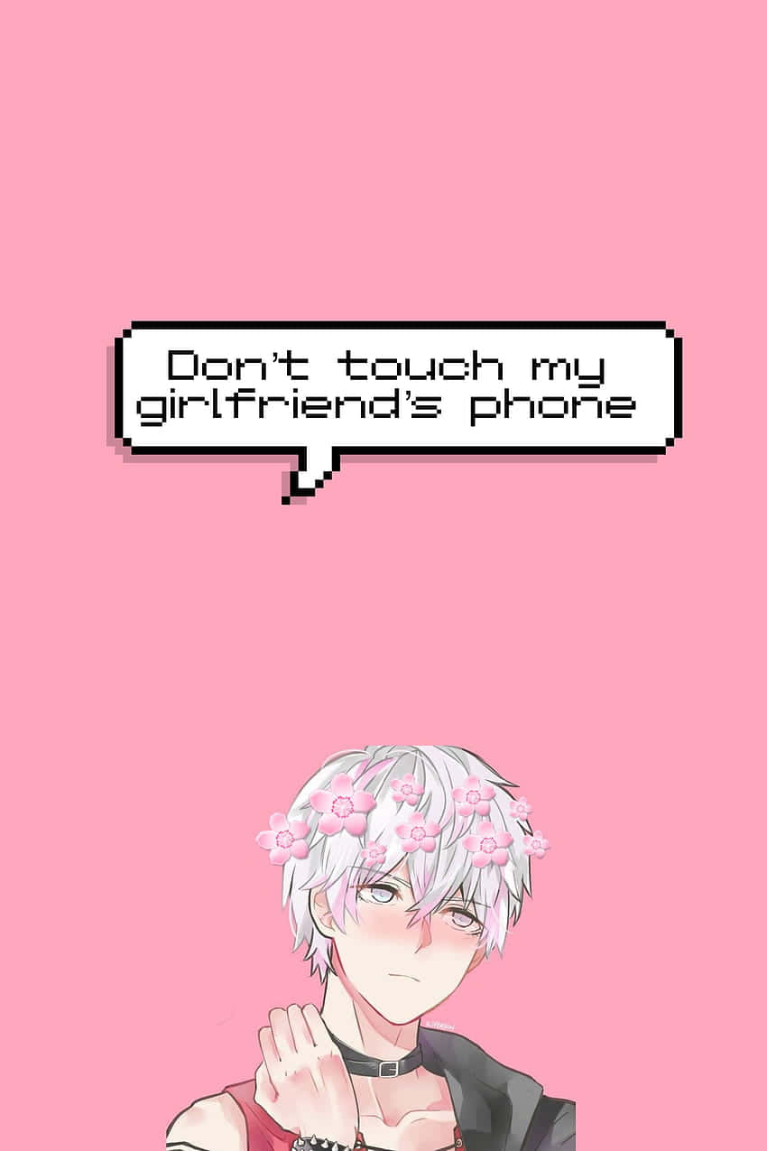 “keep Your Hands Away From My Phone!” Wallpaper